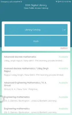 Digital Library android App screenshot 2